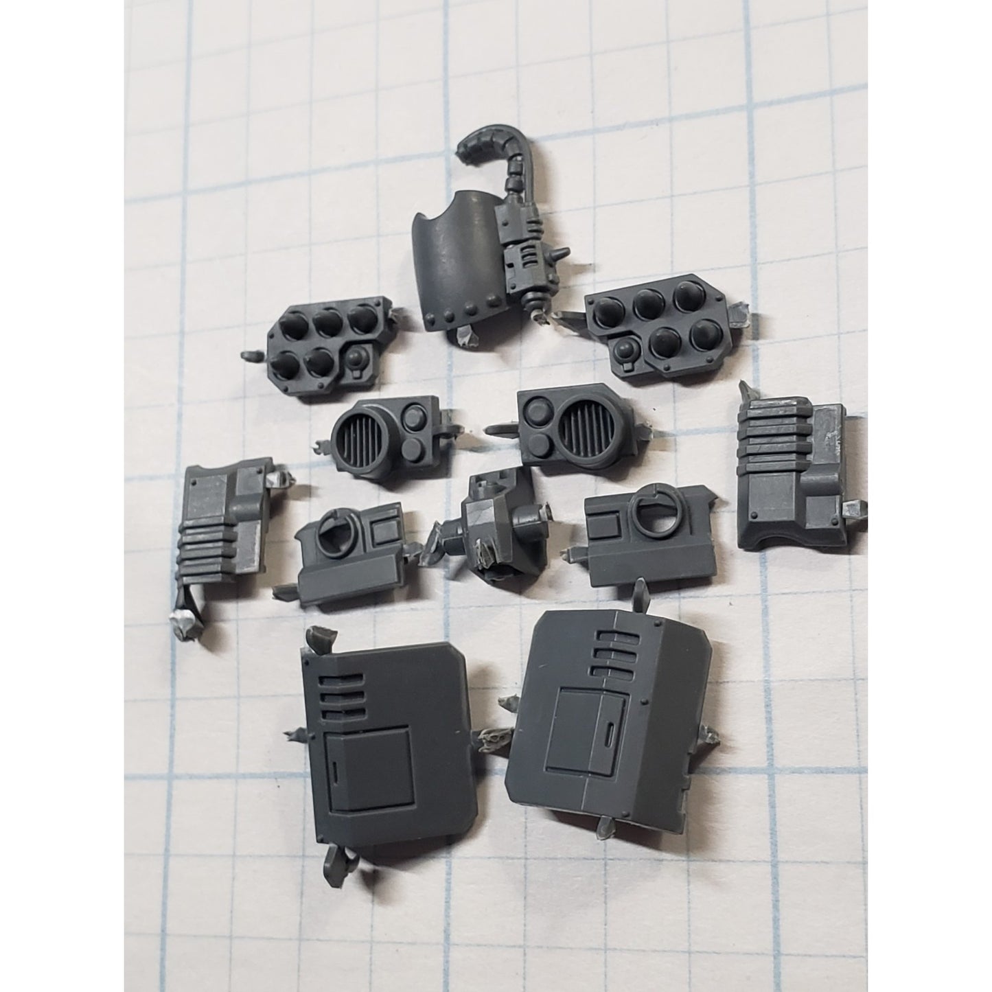 40k Space Marines Bits Terminator Squad Cyclone Launcher w Targeter
