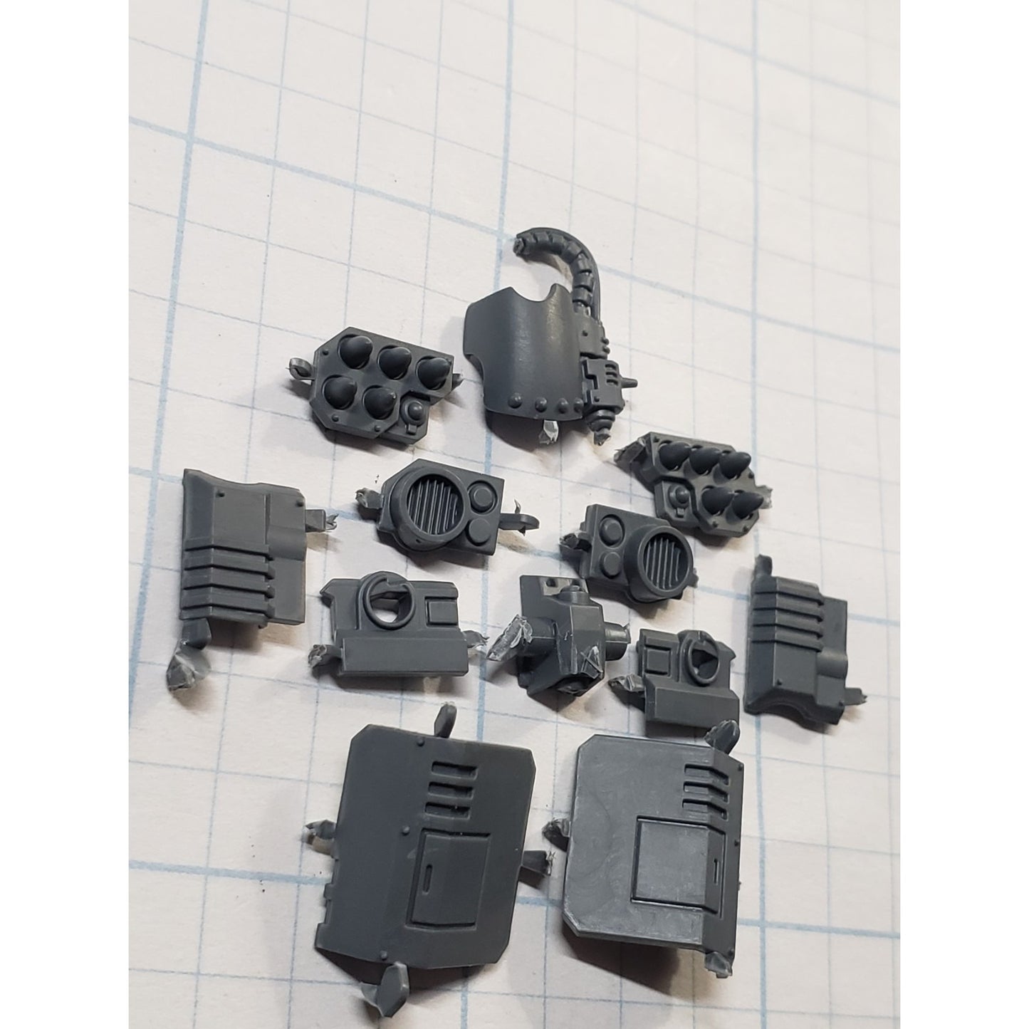 40k Space Marines Bits Terminator Squad Cyclone Launcher w Targeter