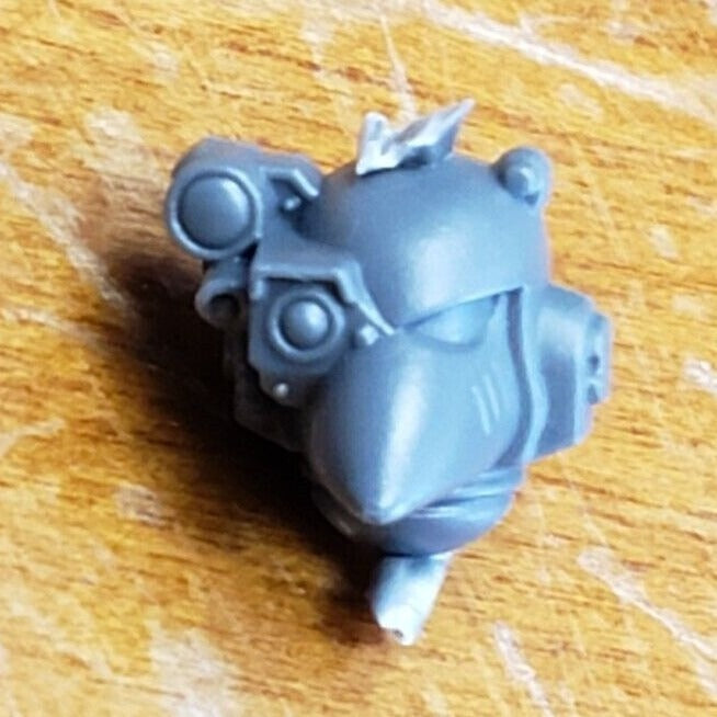 40k Space Marine Bits Devastator Mk 6 Corvus Head w Targeter #25