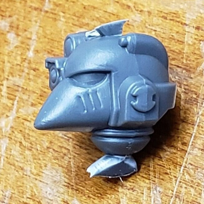 40k Space Marine Bits Devastator Mk 6 Corvus Head w Targeter #25