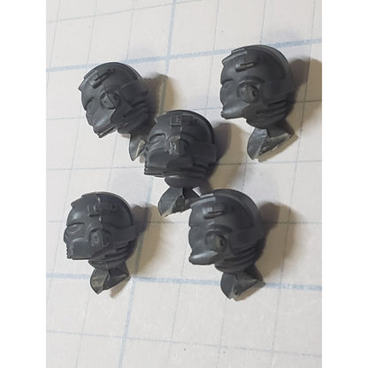 40k Space Marine Bits Heavy Intercessor Gravis Armor Helmet Head #22 x5 Set