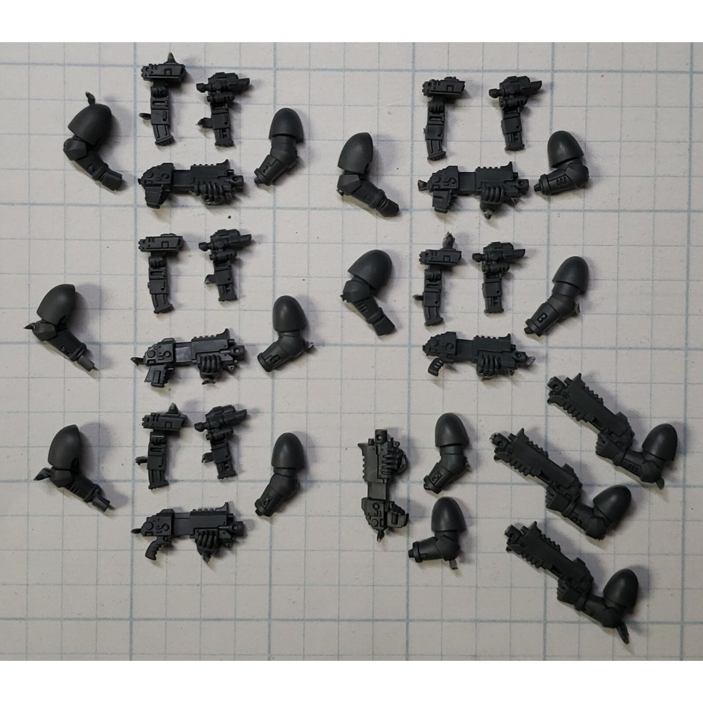 40K Space Marine Bits Infiltrator Incursor Oculus Marksman Bolt Carbine Set