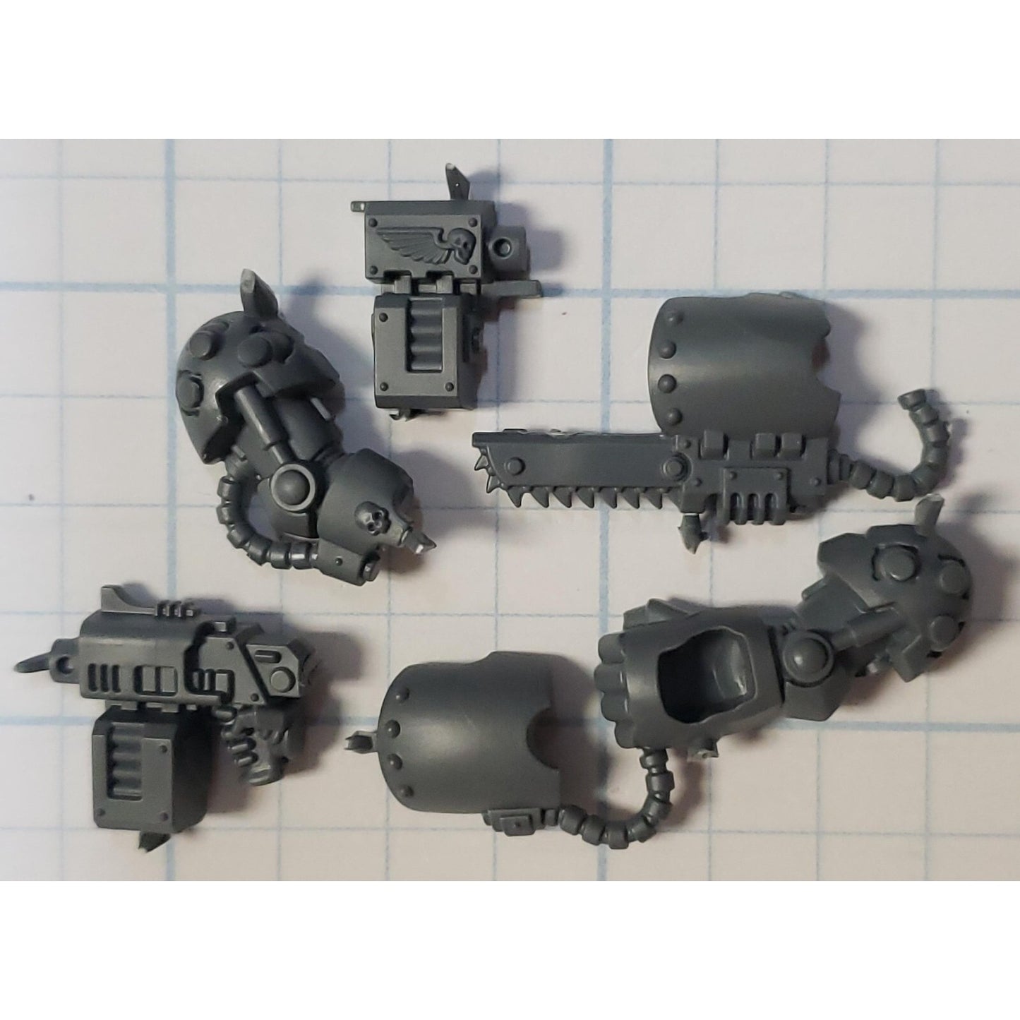 40k Space Marines Bits Terminator Squad Storm Bolter Chainfist Power Fist E79