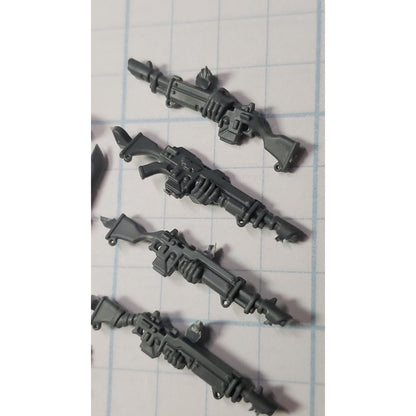 40k Astra Militarum Bits Cadian Shock Troops Lasguns Action Arms x4