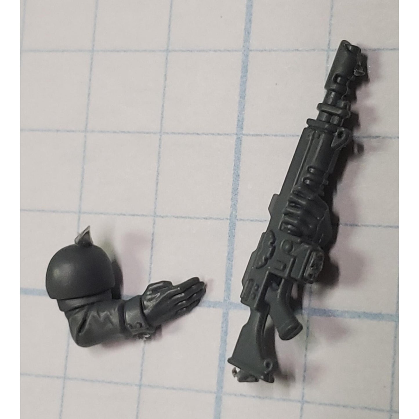 40k Astra Militarum Bits Cadian Shock Troops Lasguns Action Arms x4