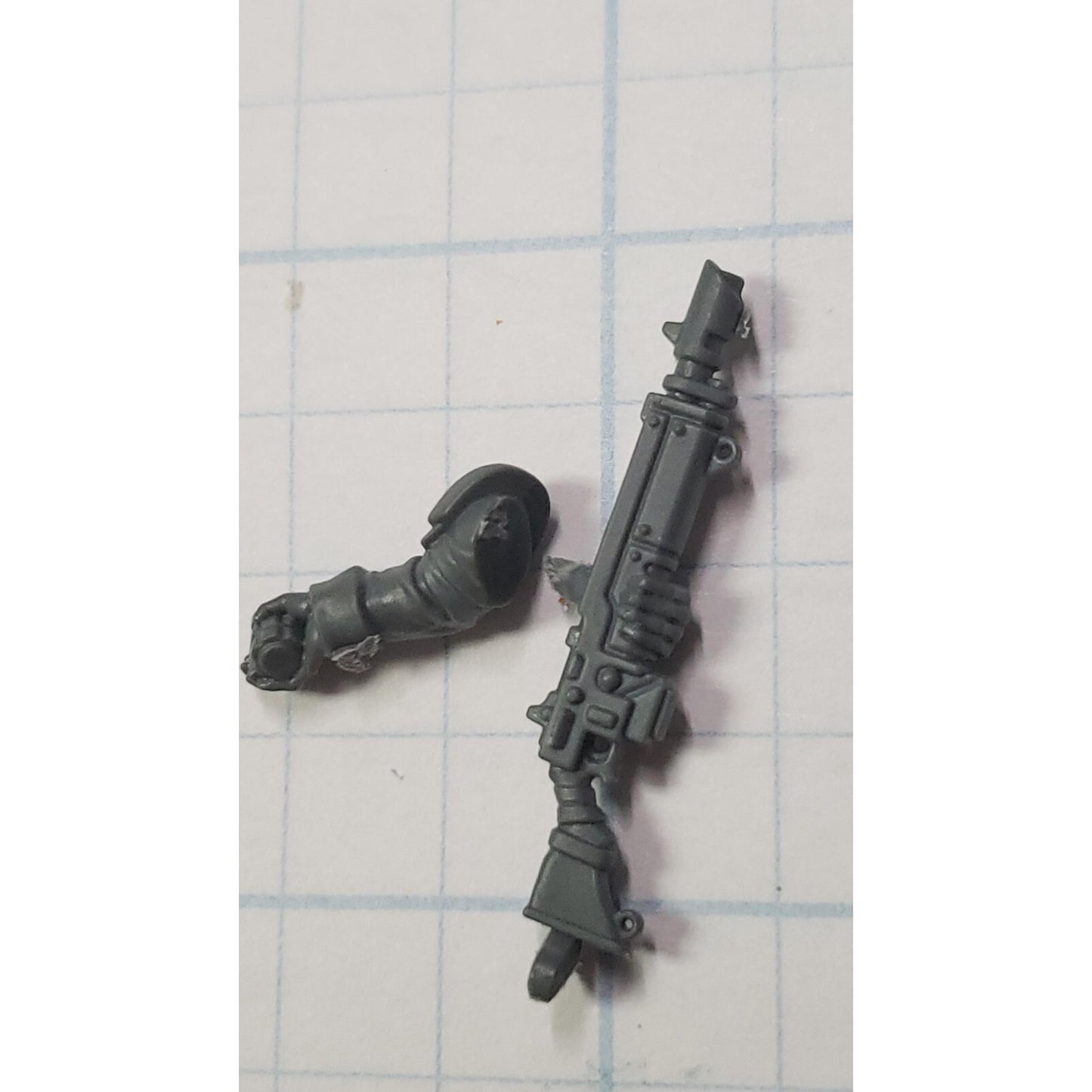 40k Astra Militarum Bits Cadian Shock Troops Lasguns Action Arms x4
