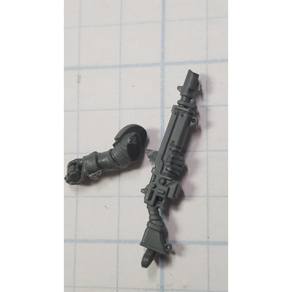 40k Astra Militarum Bits Cadian Shock Troops Lasguns Action Arms x4