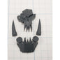40k Ork Bits Deff Dread Front Jaw Armor w Skull #11