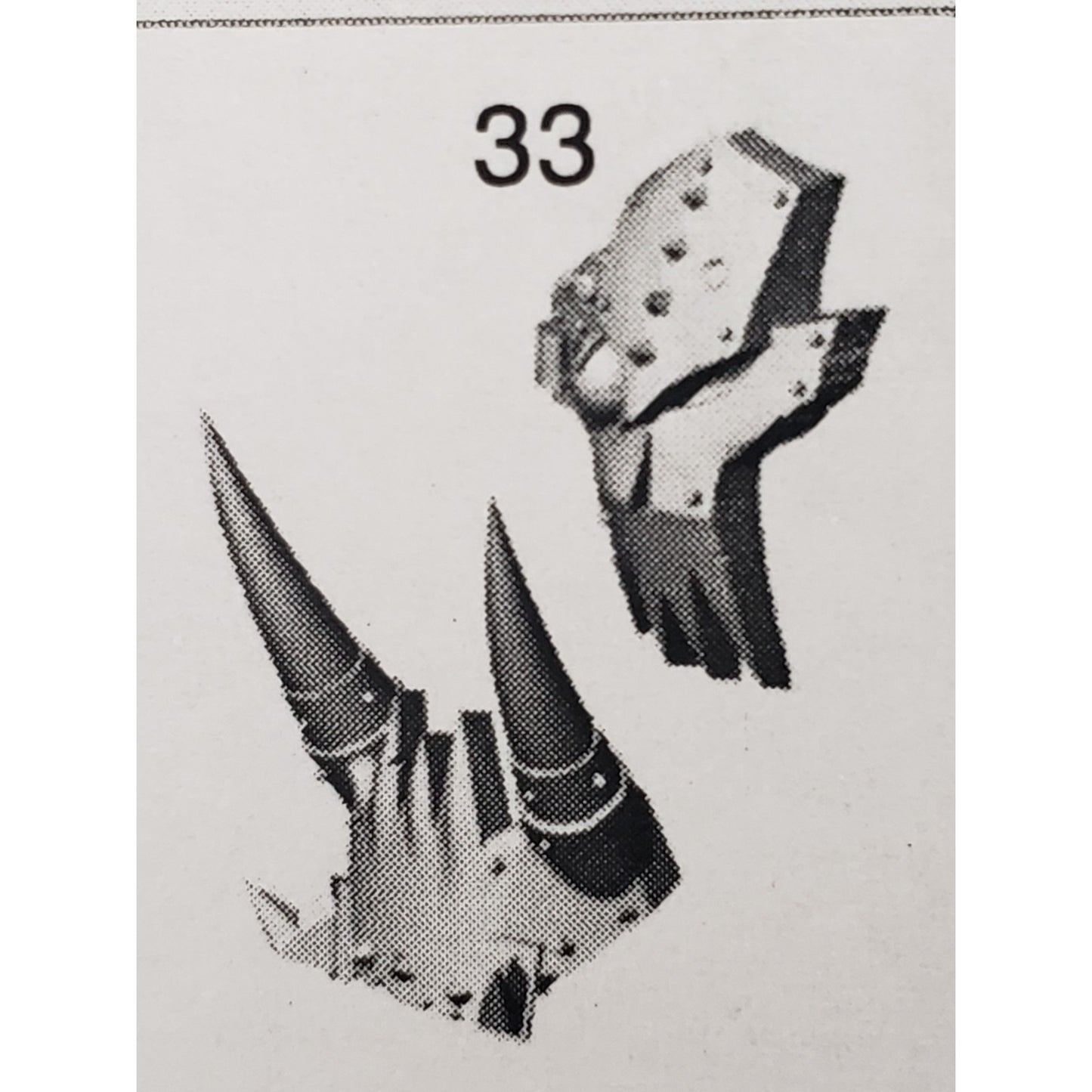40k Ork Bits Deff Dread Front Jaw Armor w Skull #11