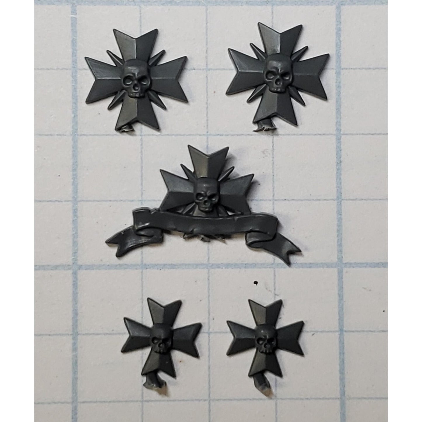 40k Black Templar Bits Primaris Upgrade Vehicle Crux Banner Icons
