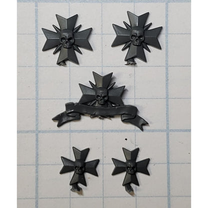 40k Black Templar Bits Primaris Upgrade Vehicle Crux Banner Icons