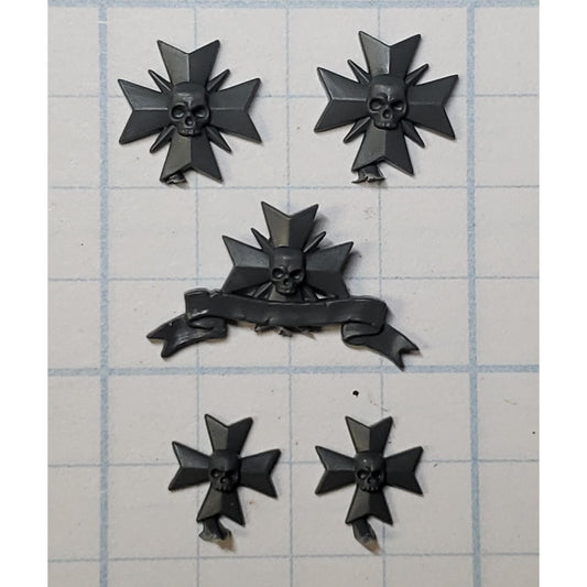 40k Black Templar Bits Primaris Upgrade Vehicle Crux Banner Icons
