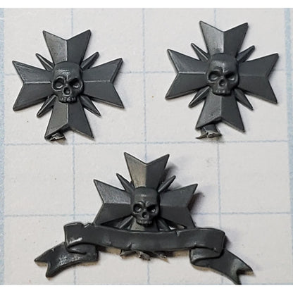 40k Black Templar Bits Primaris Upgrade Vehicle Crux Banner Icons