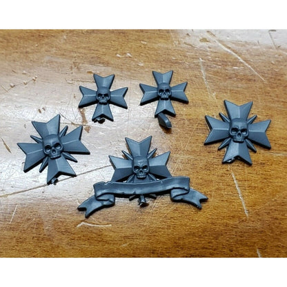 40k Black Templar Bits Primaris Upgrade Vehicle Crux Banner Icons