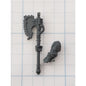 40k Chaos Space Marine Bits Chosen Engraved Chain Axe w Arm Skull