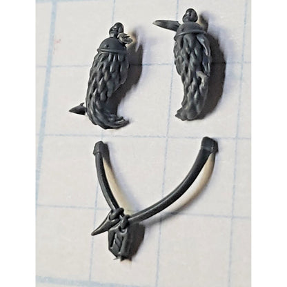 40k Space Wolves Bits Primaris Upgrade Rune Necklace & Wolf Tails
