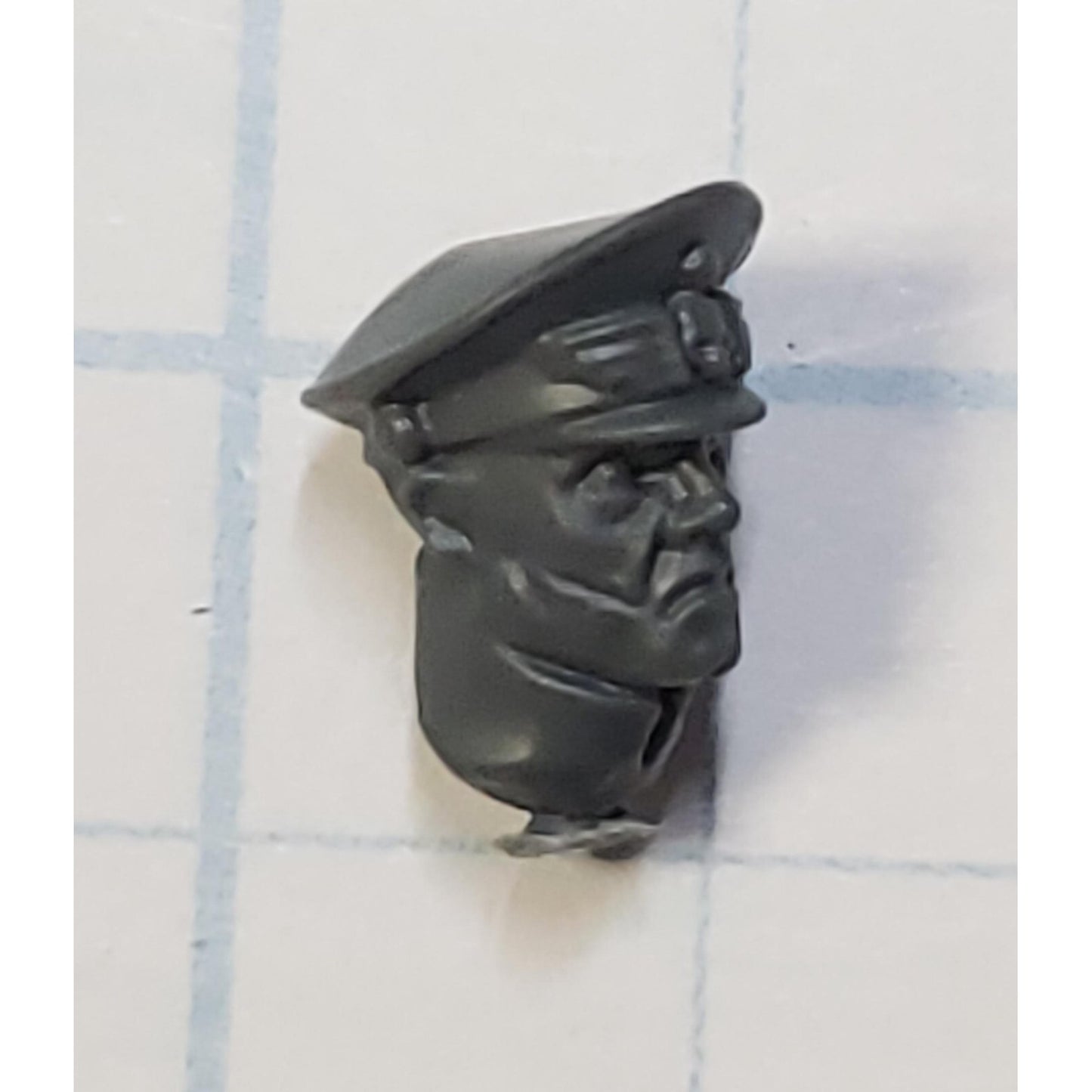 40k Astra Militarum Bits Cadian Upgrade Commander Head w Hat #07