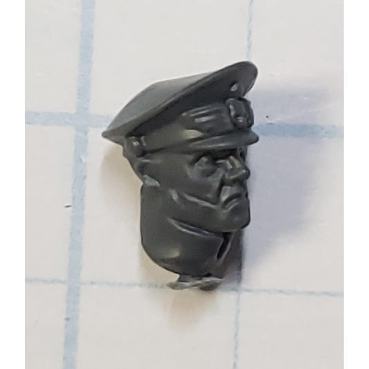 40k Astra Militarum Bits Cadian Upgrade Commander Head w Hat #07