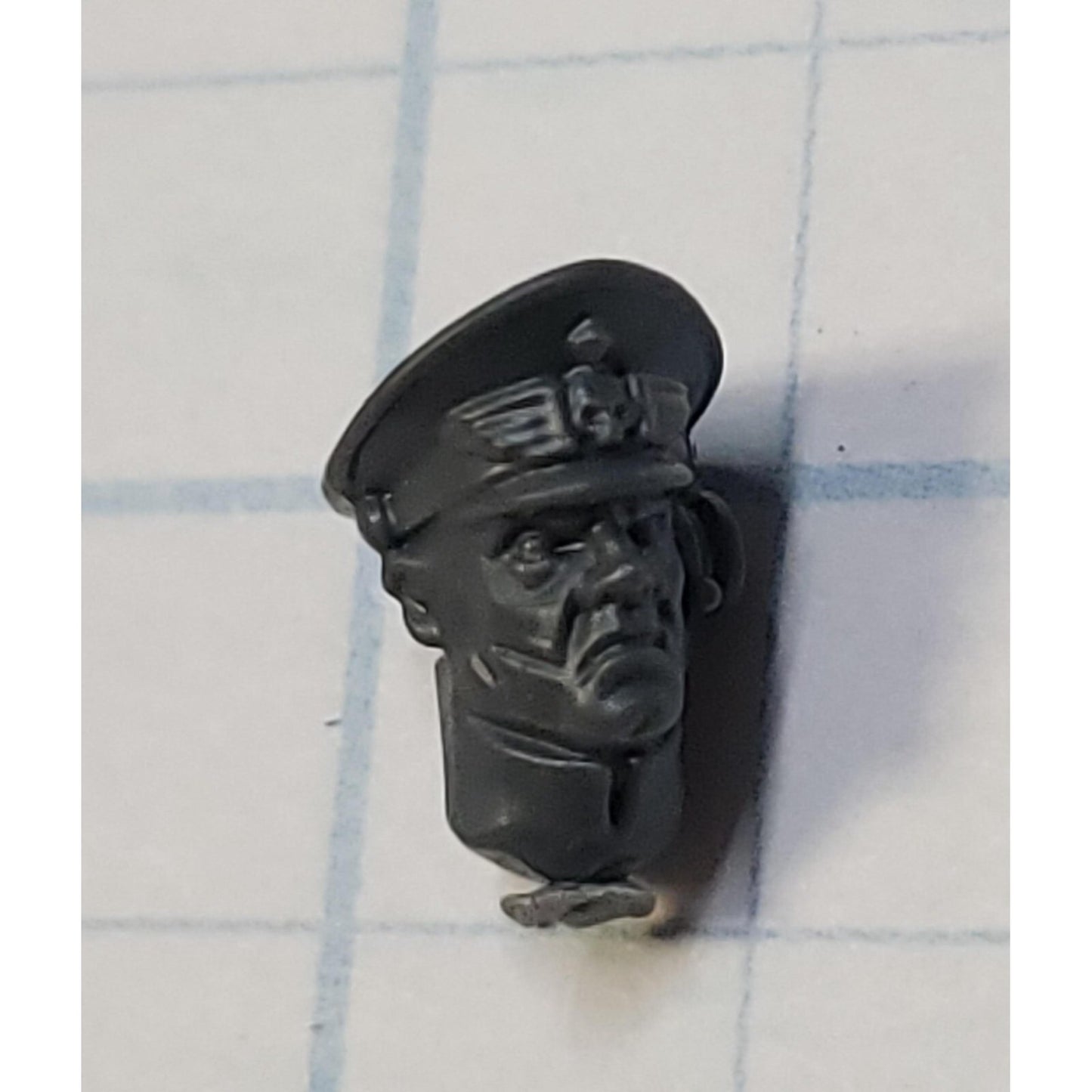 40k Astra Militarum Bits Cadian Upgrade Commander Head w Hat #07