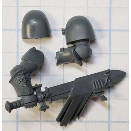 40k Space Marines Bits Bladeguard Veteran Cleaning Blade Arms