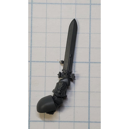 40k Space Marines Bits Bladeguard Veteran Raised Power Sword #06