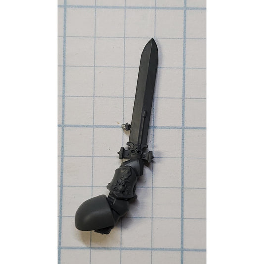 40k Space Marines Bits Bladeguard Veteran Raised Power Sword #06