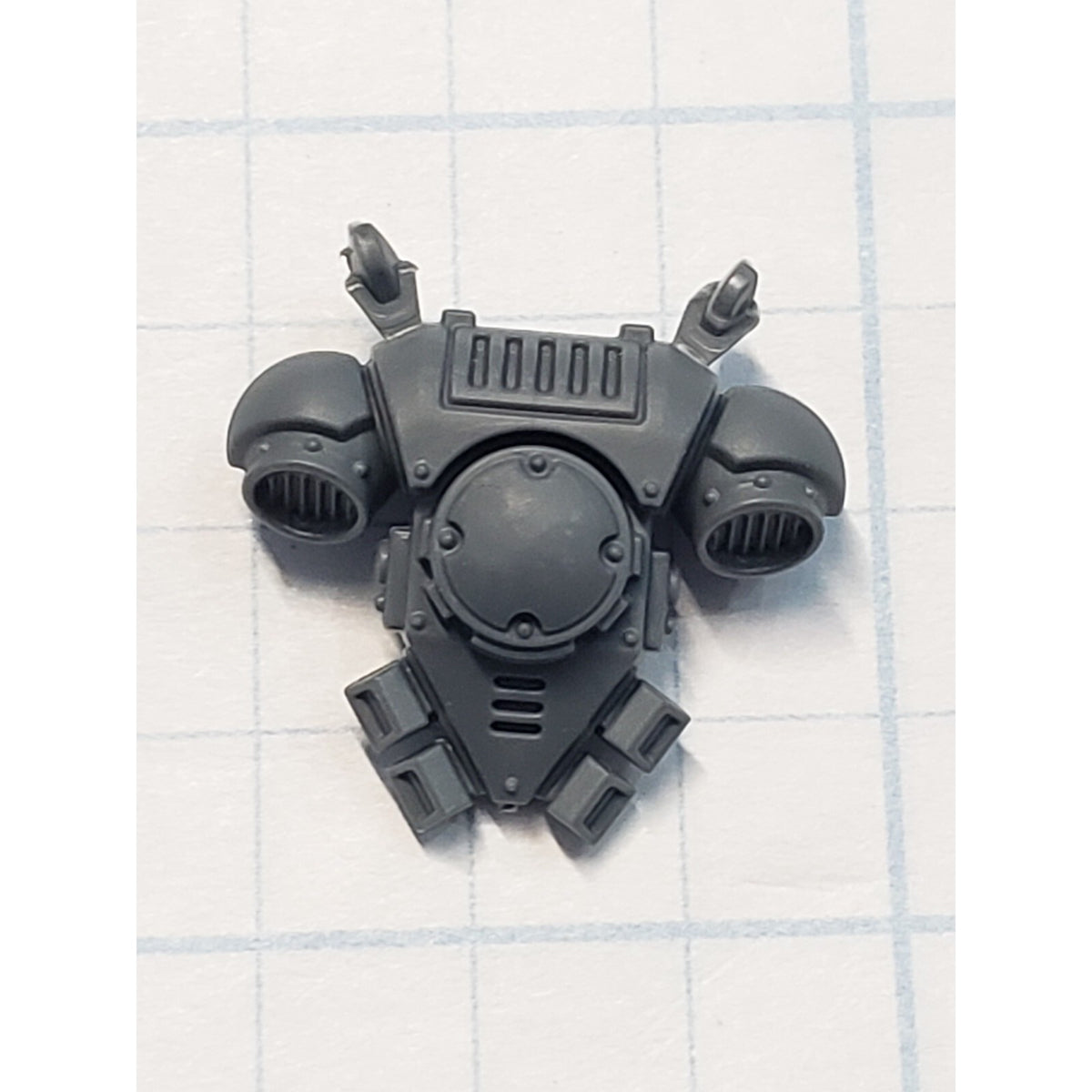 40k Space Wolves Bits Grey Hunters Pips Mark X Backpack #76