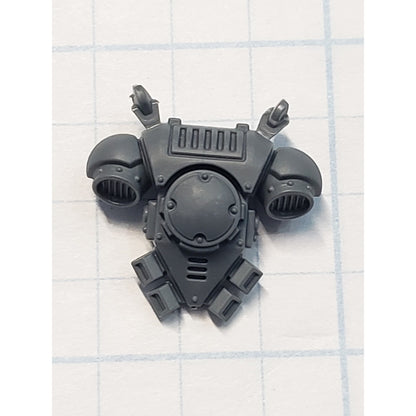 40k Space Wolves Bits Grey Hunters Pips Mark X Backpack #76