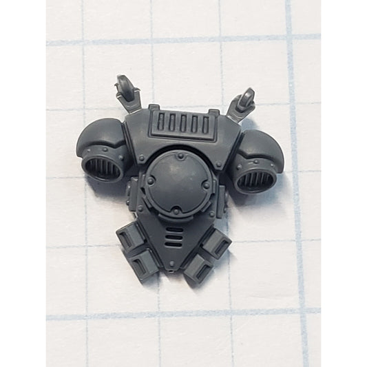40k Space Wolves Bits Grey Hunters Pips Mark X Backpack #76