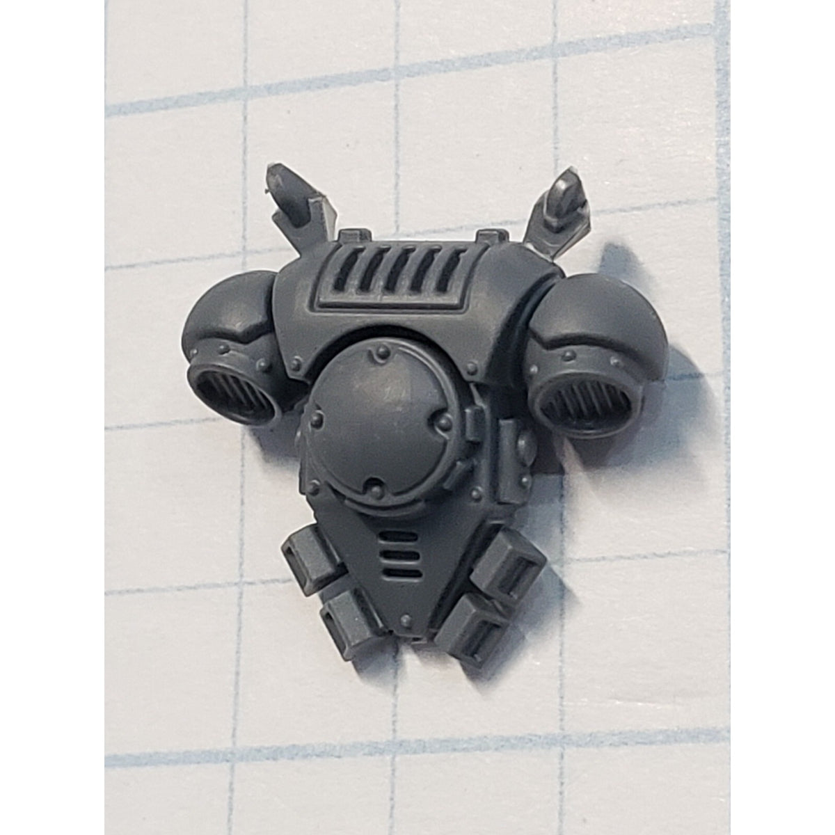 40k Space Wolves Bits Grey Hunters Pips Mark X Backpack #76