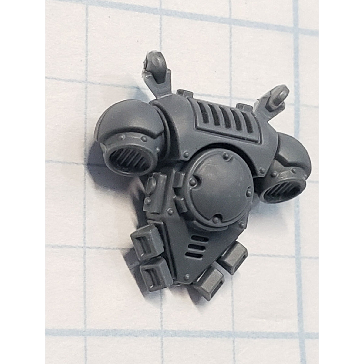 40k Space Wolves Bits Grey Hunters Pips Mark X Backpack #76