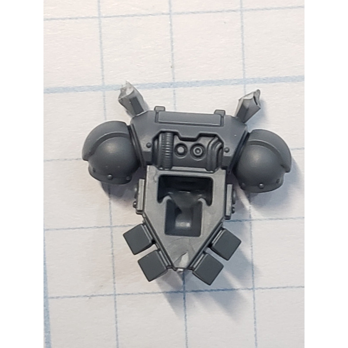 40k Space Wolves Bits Grey Hunters Pips Mark X Backpack #76
