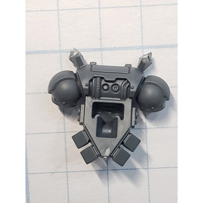 40k Space Wolves Bits Grey Hunters Pips Mark X Backpack #76