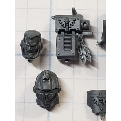 40k Dark Angels Bits Upgrade Terminator Commander Chest Helmet Head Hip Pads #12