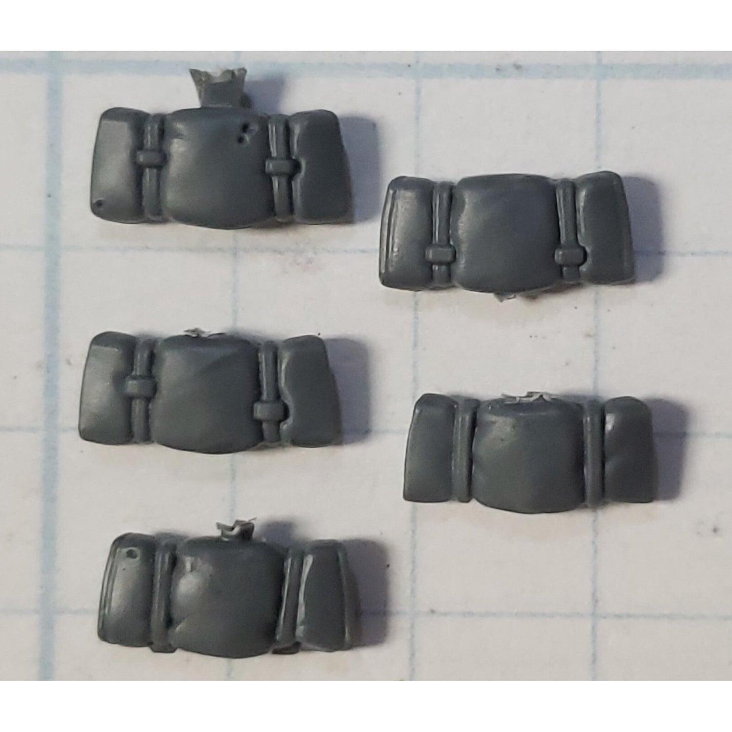40k Astra Militarum Bits Cadian Shock Troops Terrain Bedrolls x5 Set B