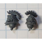40k Adeptus Mechanicus Bits Skitarii Vanguard Alpha Heads Cog Topbrush x2