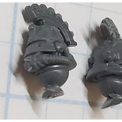 40k Adeptus Mechanicus Bits Skitarii Vanguard Alpha Heads Cog Topbrush x2