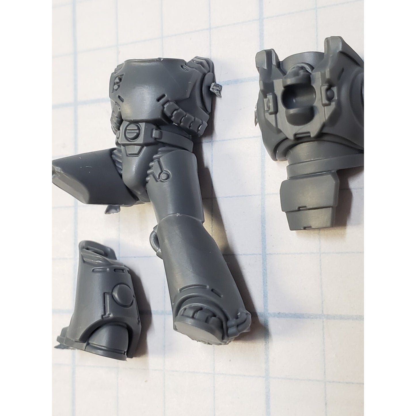 30K Space Marine Bits Mark 6 VI Assault Squad Torso Legs #12