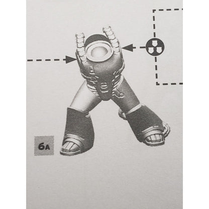 30K Space Marine Bits Mark 6 VI Assault Squad Torso Legs #12