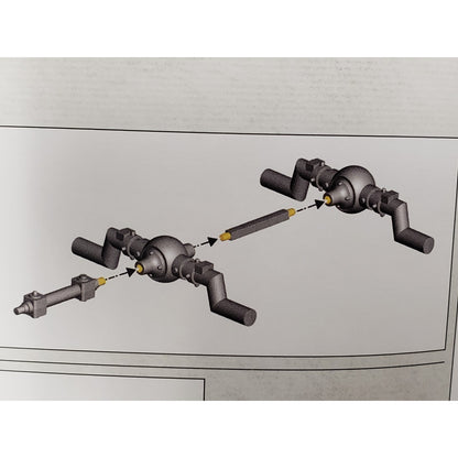 40k Ork Bits Trukk Frame Suspension & Fuel Tank Set