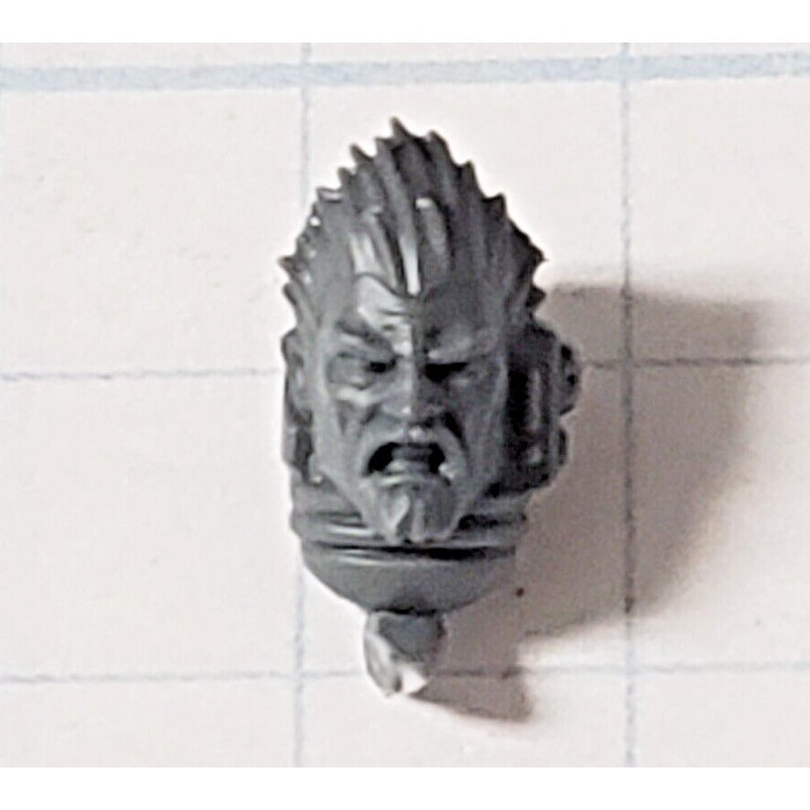 40k Space Wolves Bits Primaris Upgrade Tall Hair Goatee Head #04