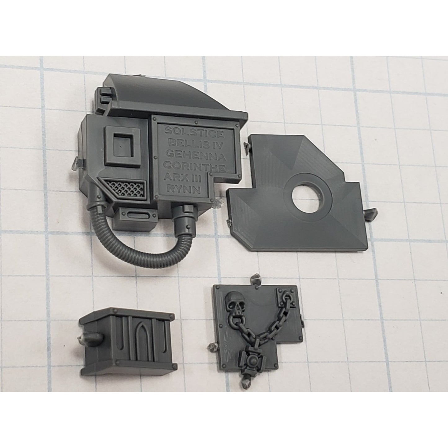 40K Space Marine Bits Venerable Dreadnought Weapon Gun Arm #71