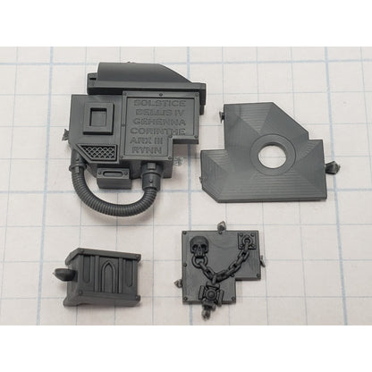 40K Space Marine Bits Venerable Dreadnought Weapon Gun Arm #71