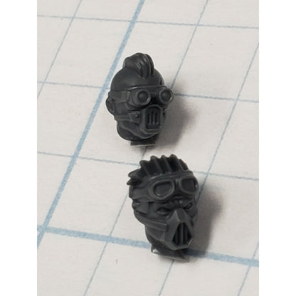 Necromunda Bits Orlock Weapon Upgrade Respirator Heads x2 S01
