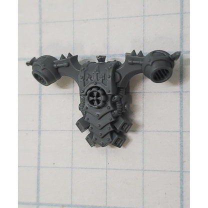40K Chaos Space Marine Bits Legionary Backpack w Cog #137