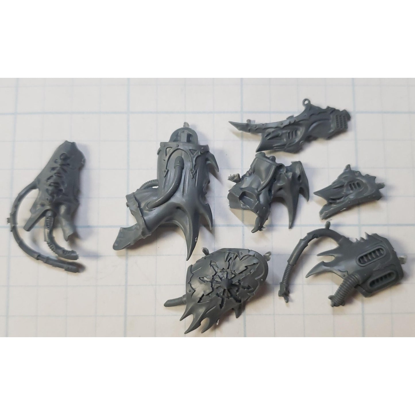 40k Chaos Space Marines Bit Daemon Prince Power Armor Arms Set