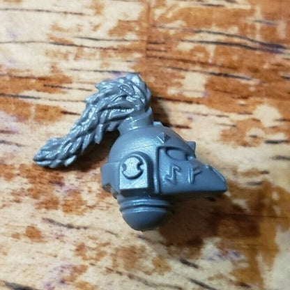 40k Space Wolves Bits  Wolf Pack Wolf Guard Corvus Mk VI Top Knot Helmet