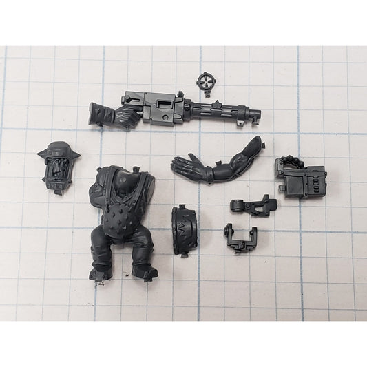 40k Ork Bits Trukk Turret Boy w Big Shoota & Mount