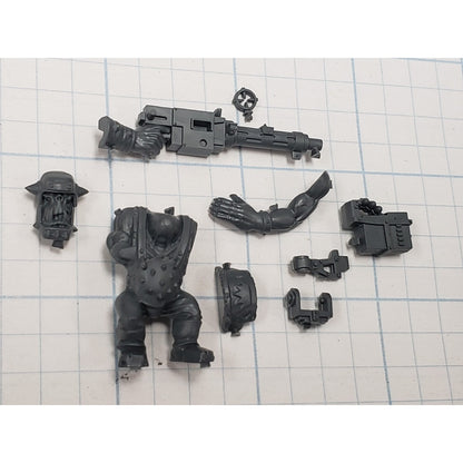 40k Ork Bits Trukk Turret Boy w Big Shoota & Mount