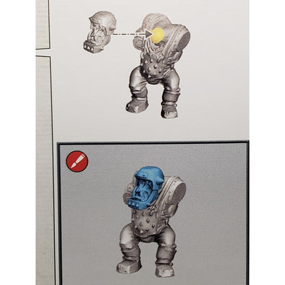 40k Ork Bits Trukk Turret Boy w Big Shoota & Mount